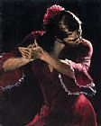 Flamenco Dancer flamencov painting